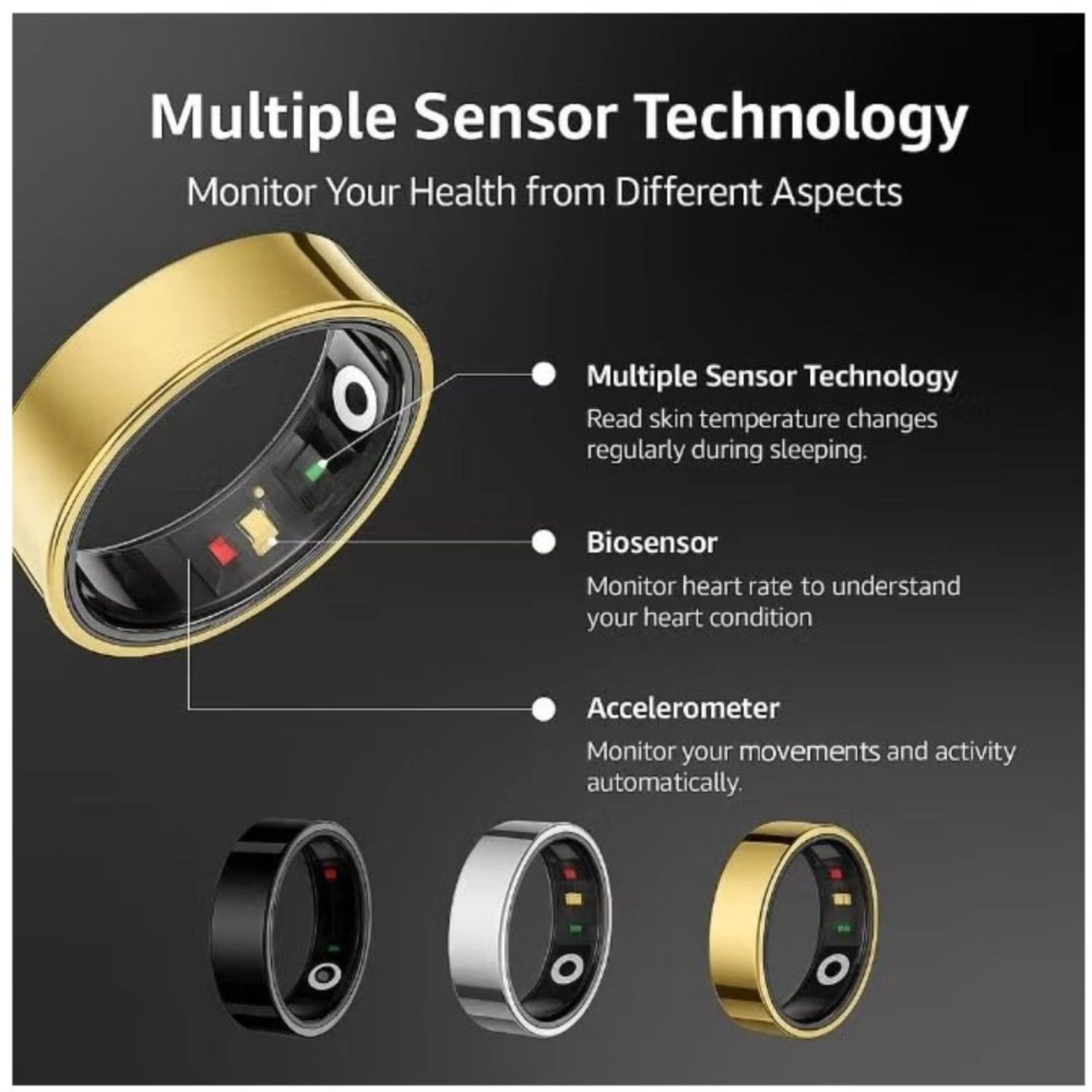 IRing R20 - Health & Fitness Tracker Sleep Monitoring Heart Rate