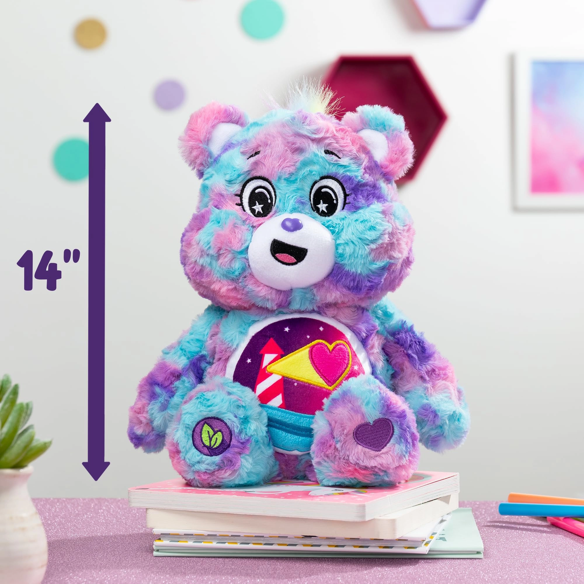 Loveshine Bear - Care Bears 35 cm Colour Splash Plush