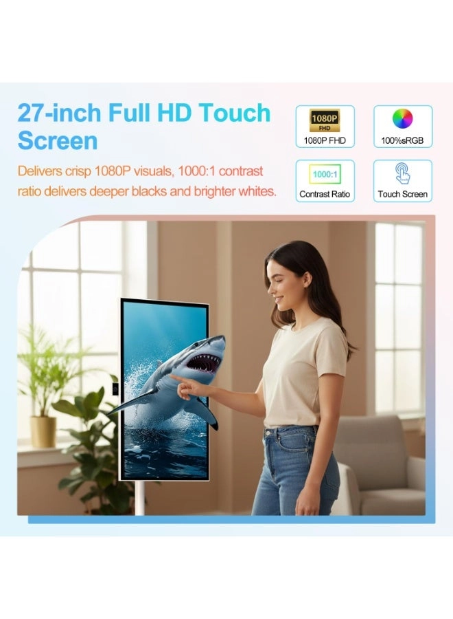 Portable Smart TV - 1080P 27 inch