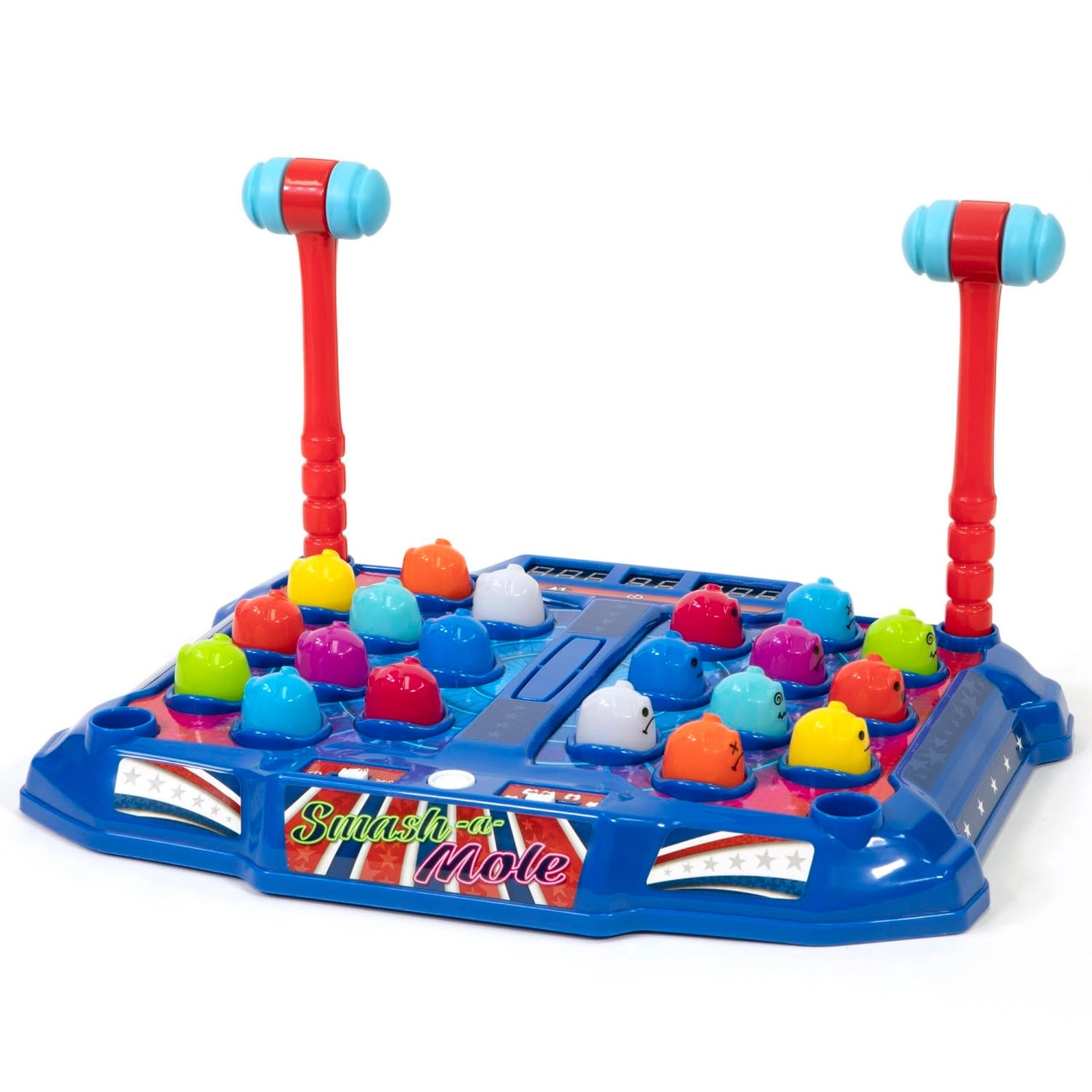 Merchant Ambassador SmashAMole - Retro Arcade Electronic Moles Light Up 4 Playing Modes