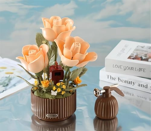 Electric Bouquet Building Kit - Building toy sets 255 pcs Anime, Architecture, Floral, Music