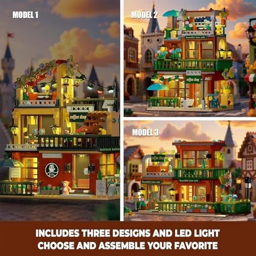 City Cafe Architecture Kit - 875 pcs