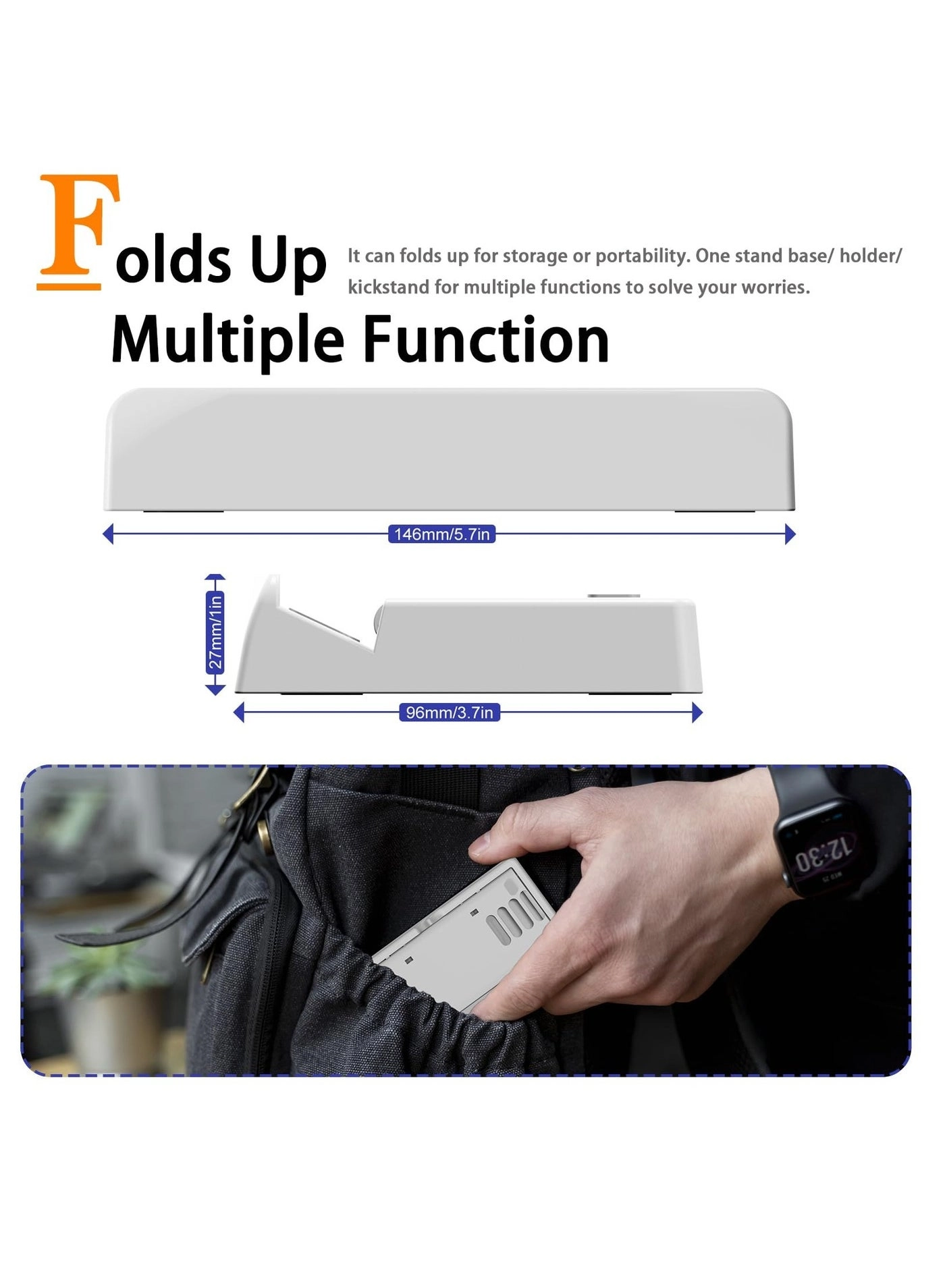 ROG Ally Kickstand - Multi-Angle Adjustable Anti-Slip Pads