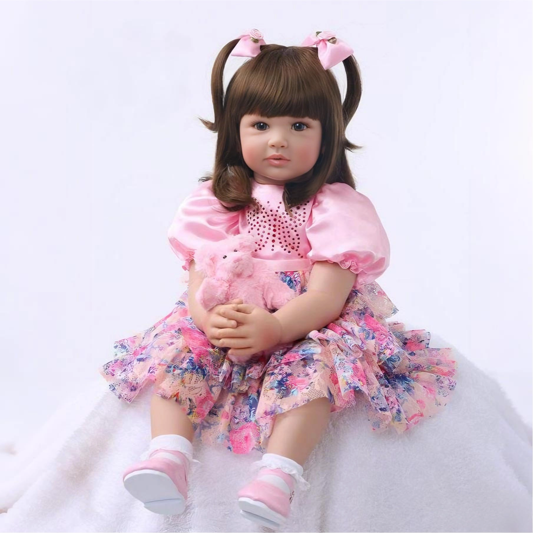 Reborn Baby Doll - 24 Inch Vinyl Silicone Girl Ages 3+