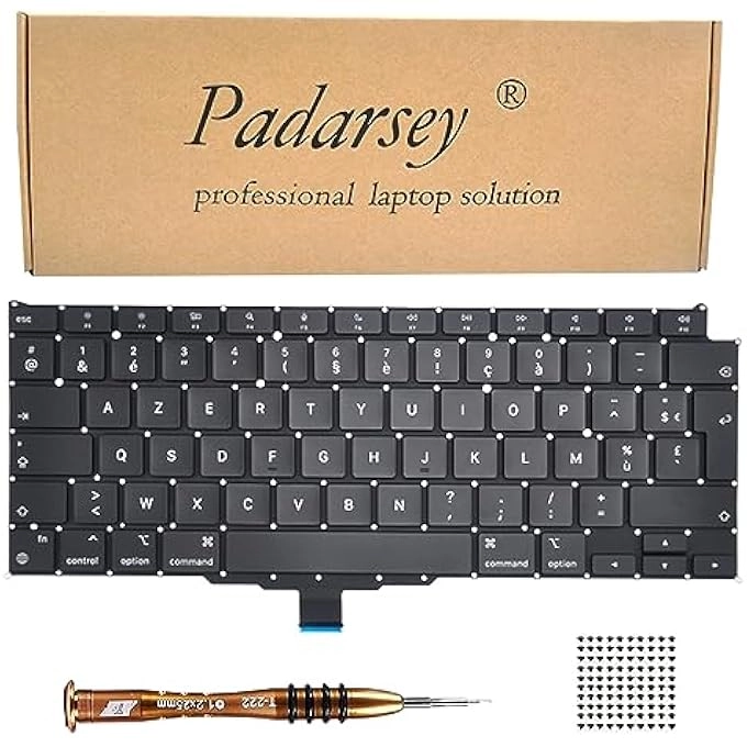 Padarsey A2337 - French Keyboard 13 inch + Screws + Screwdriver