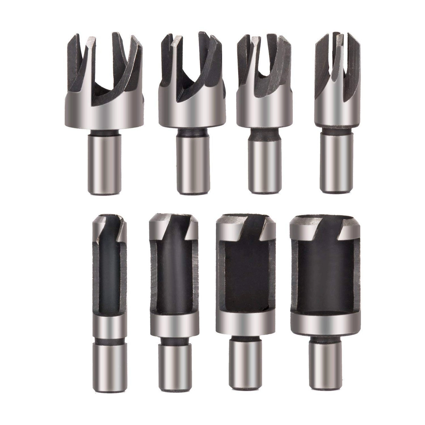 Rocaris Wood Plug Cutter Drill Bit Set - 6mm 10mm 13mm 16mm 8pcs