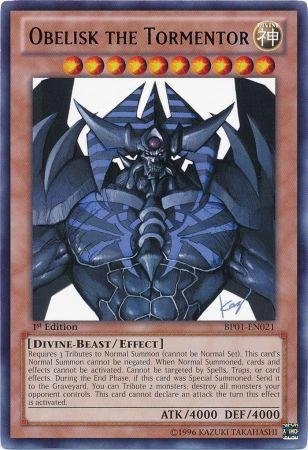 Konami Obelisk the Tormentor BP01-EN021 - English 1st Edition