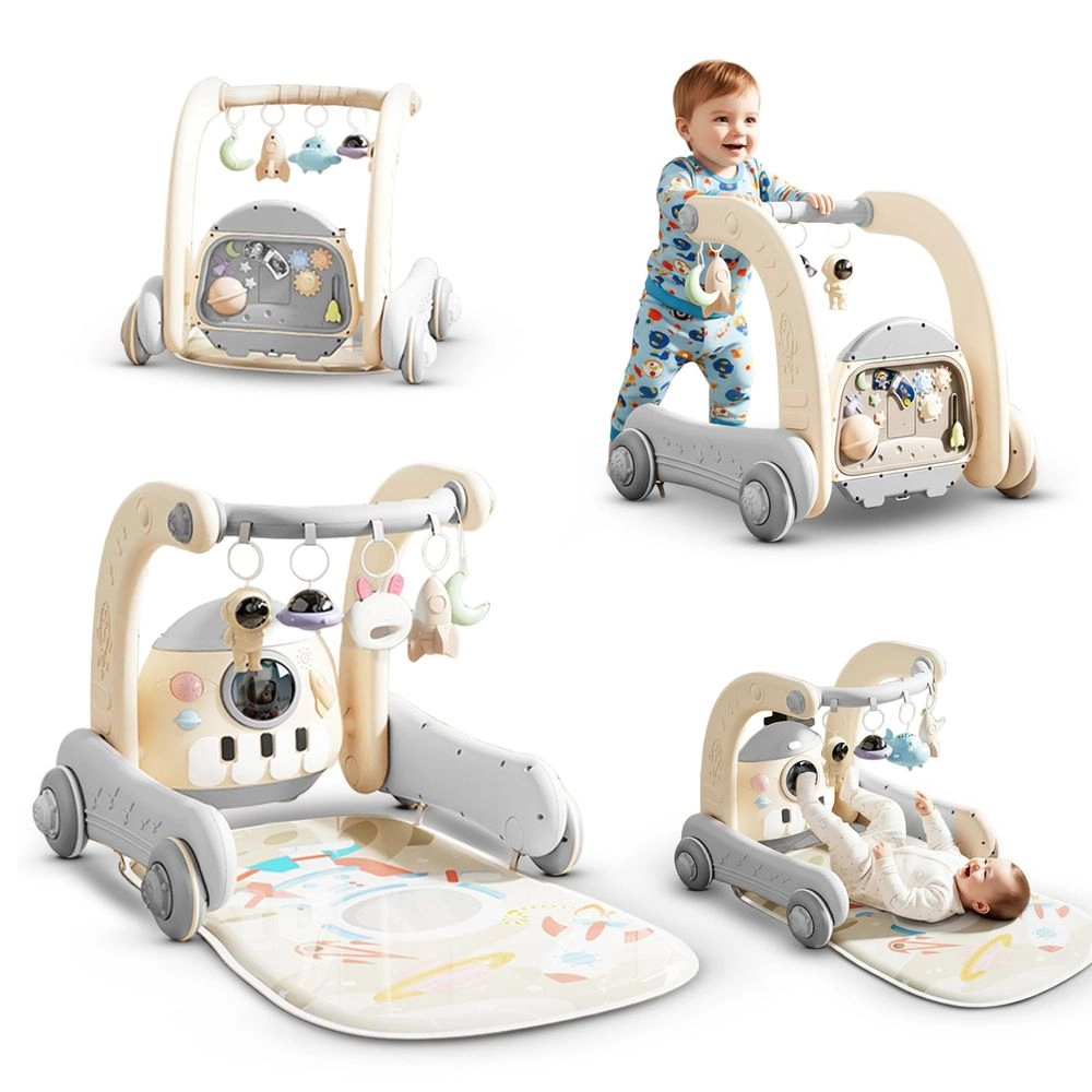 4-In-1 Baby Musical Activity Walker - Convertible Play Gym 0-36 months