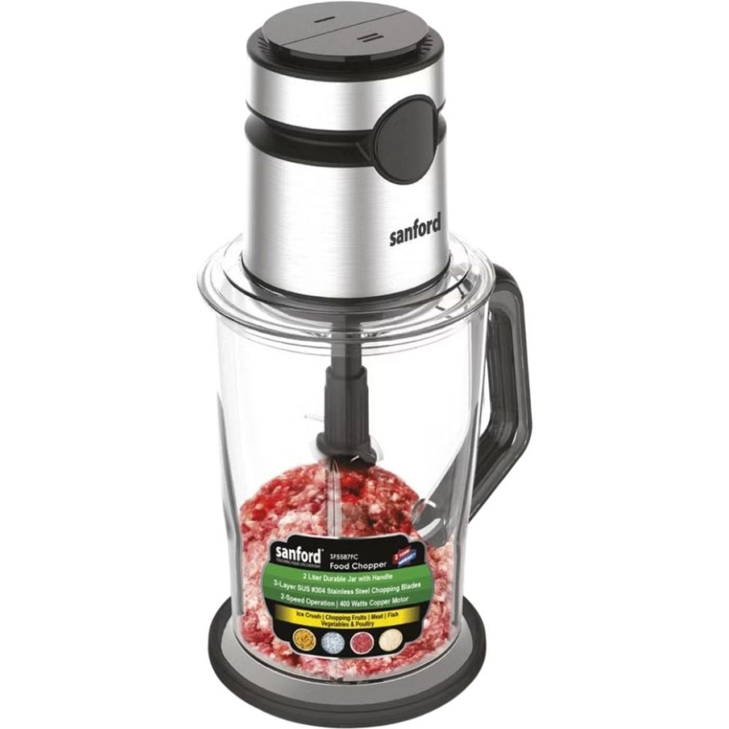 Sanford SF5587FC BS - Food Chopper 400W