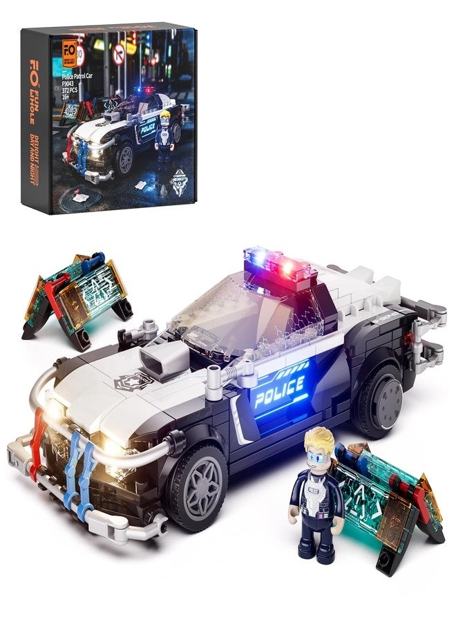 FUNWHOLE Police Patrol Car - 372 pcs