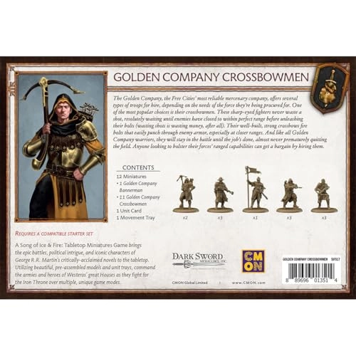 A Song Of Ice And Fire Tabletop Miniatures Game: Golden Company Crossbowmen Unit Box