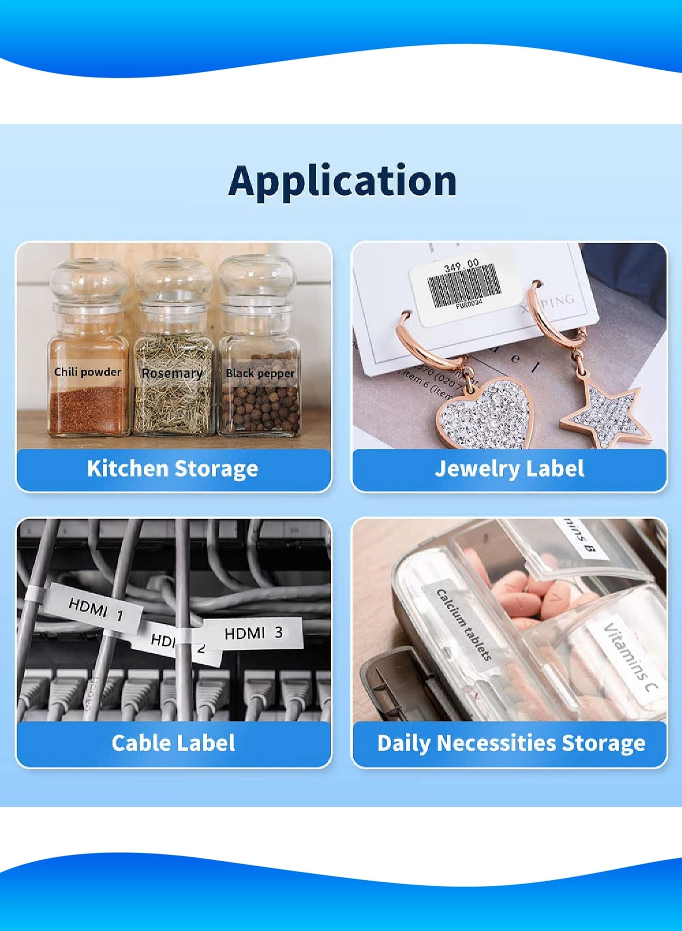 Wireless Label Maker - Thermal 12 millimeter