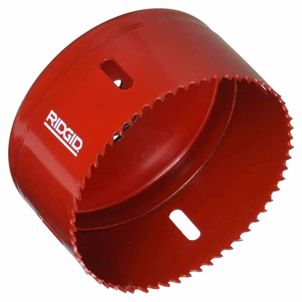 Ridgid Bi-Metal Holesaw - 102 millimeter wood; mild, tool and stainless steels; cast iron; brass and aluminum