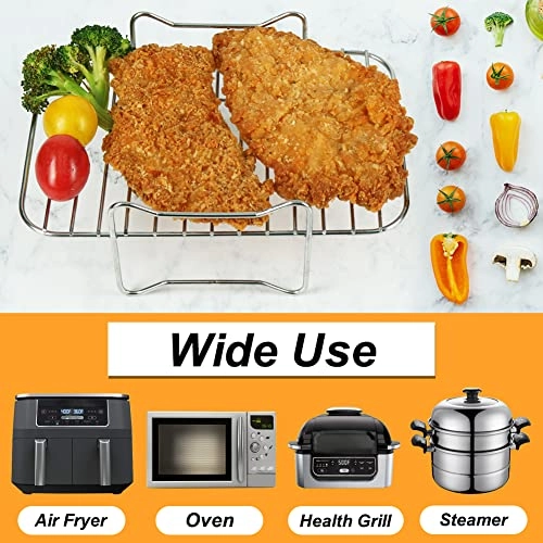 Air Fryer Rack - 304 Stainless Steel 2pcs