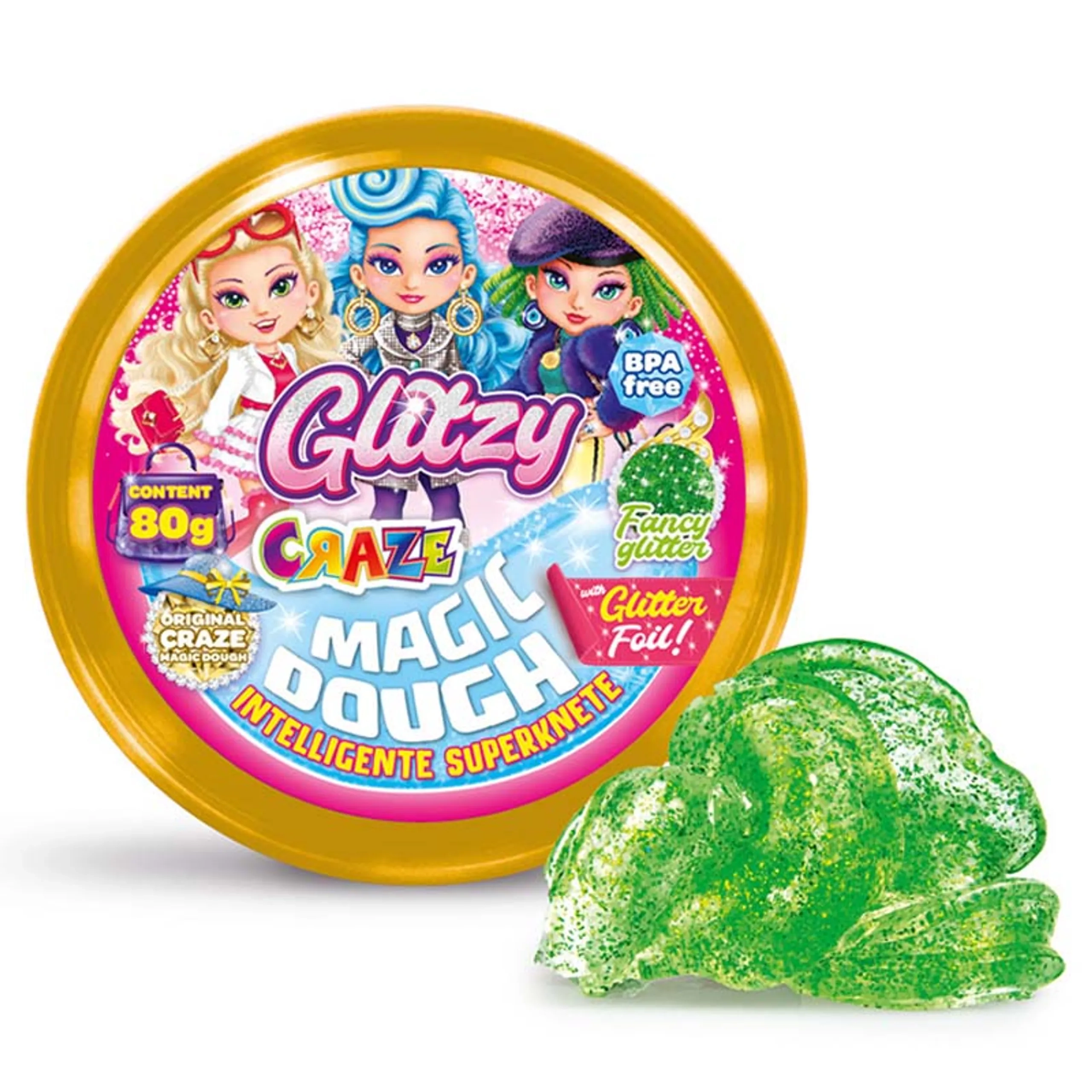 Magic Dough Glitzy - super clay 80g