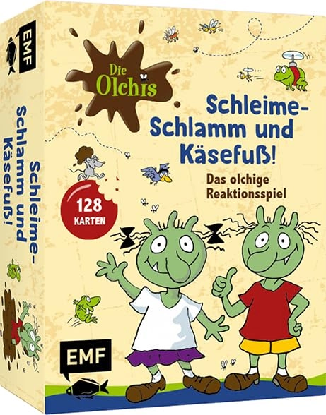 Edition Michael Fischer GmbH Die Olchis: Schleime-Schlamm und Käsefuß! - Card Game (German)