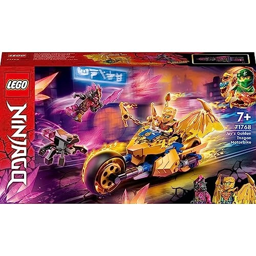NINJAGO Jay’s Golden Dragon Motorbike