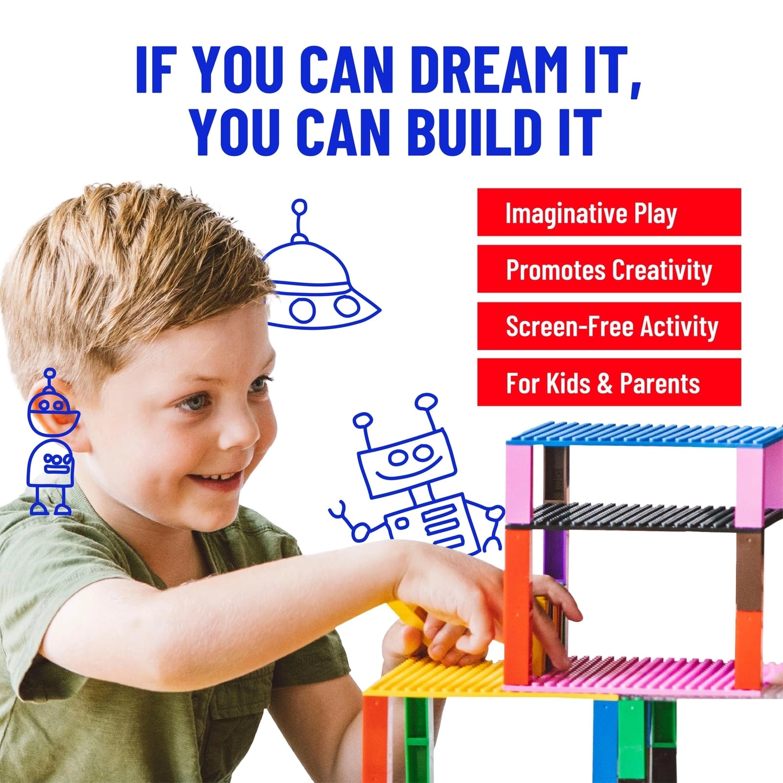 Stackable Baseplates - 12 pcs