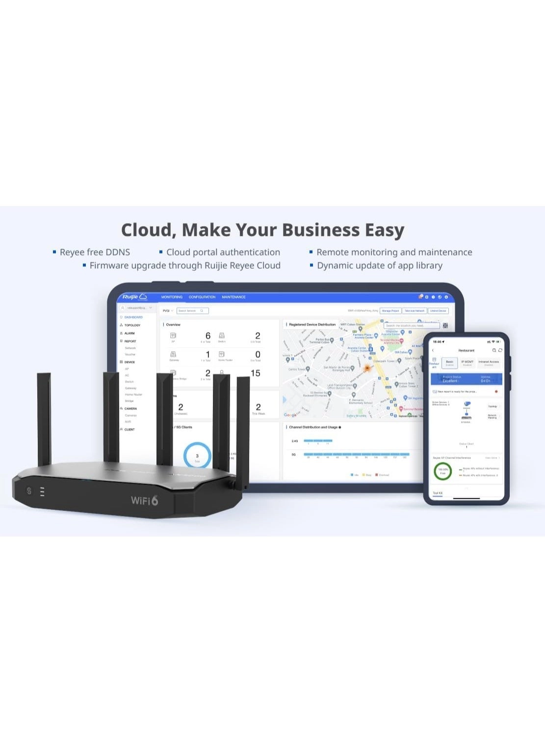RG-EG105GW-X - 3000Mbps Wi‑Fi 6