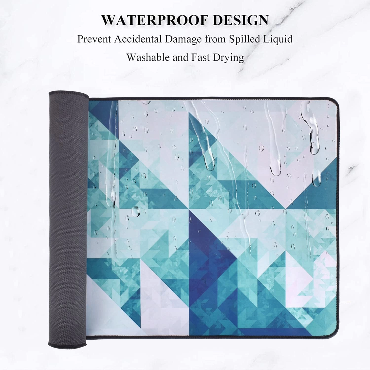 Extended L Rubber Gaming Mouse Pad - 60x30 cm