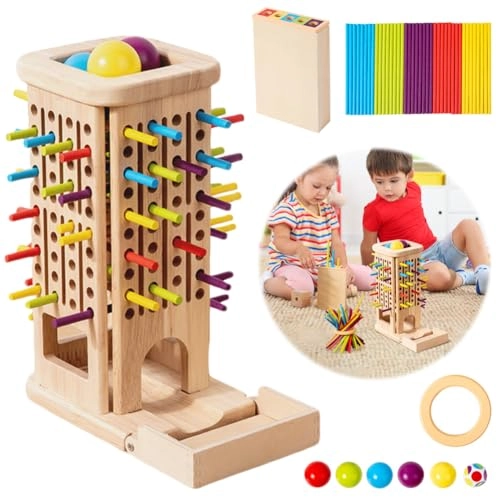 Montessori Wooden Board Game - 2 months and up 42 pieces