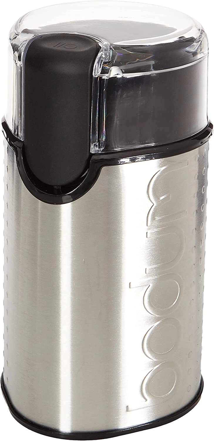 Bodum Electric Bistro Blade Coffee Grinder - Matt Stainless Steel