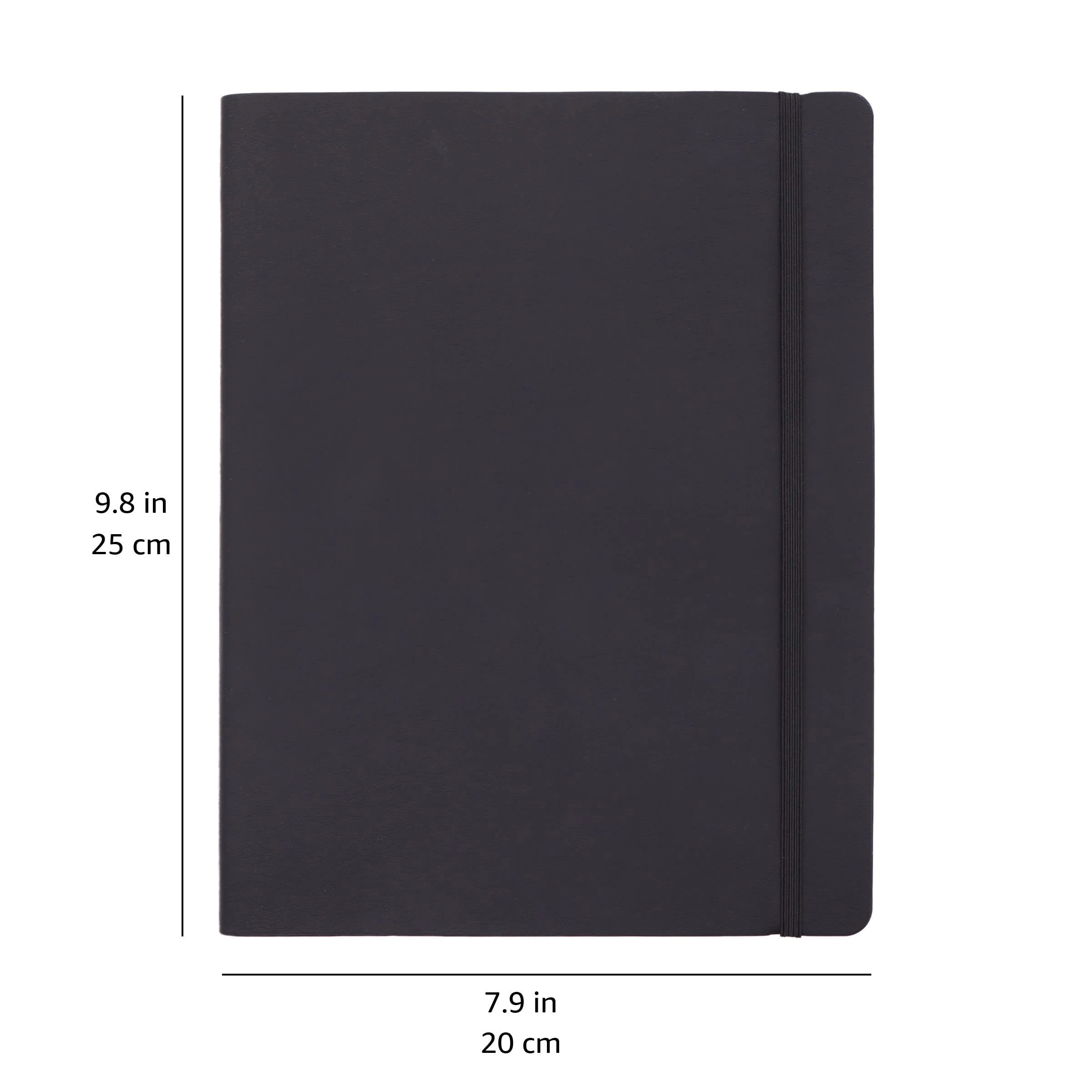Ruled Paper Notebook Extra Large Softcover - Lined 192 Pages