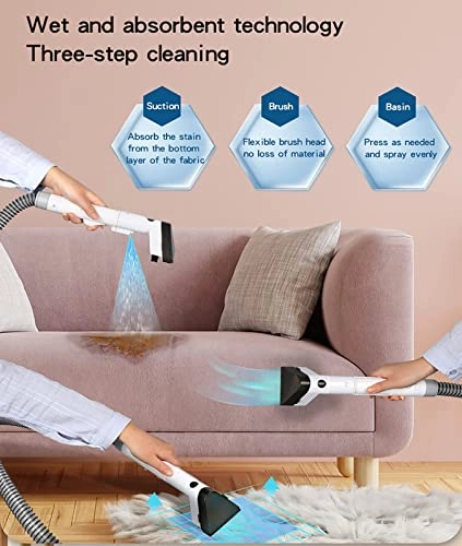 Portable Carpet Cleaner - Integrated suction and washing 300W