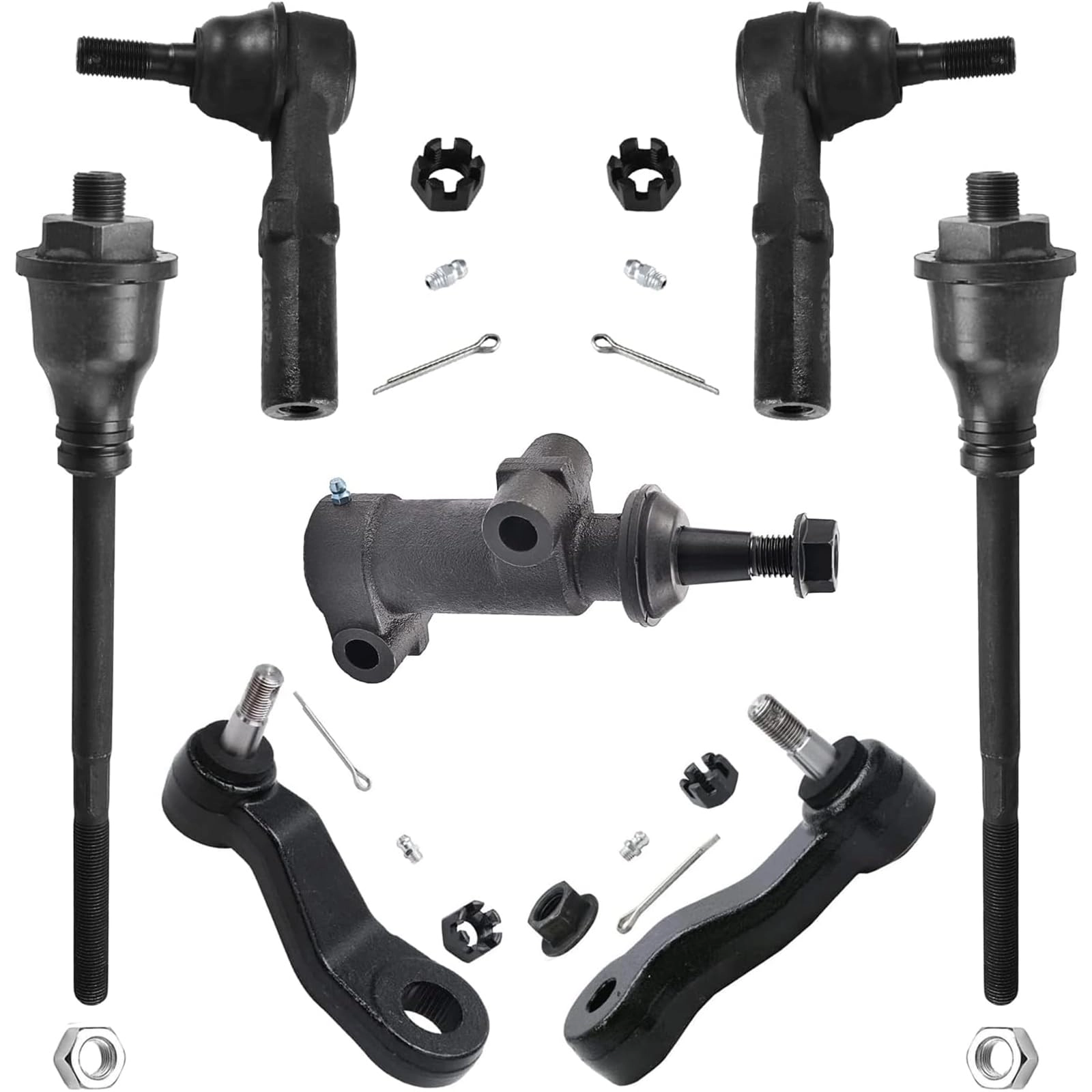 ASTARPRO 7pcs Front Tie Rods Inner And Outer Complete Kit