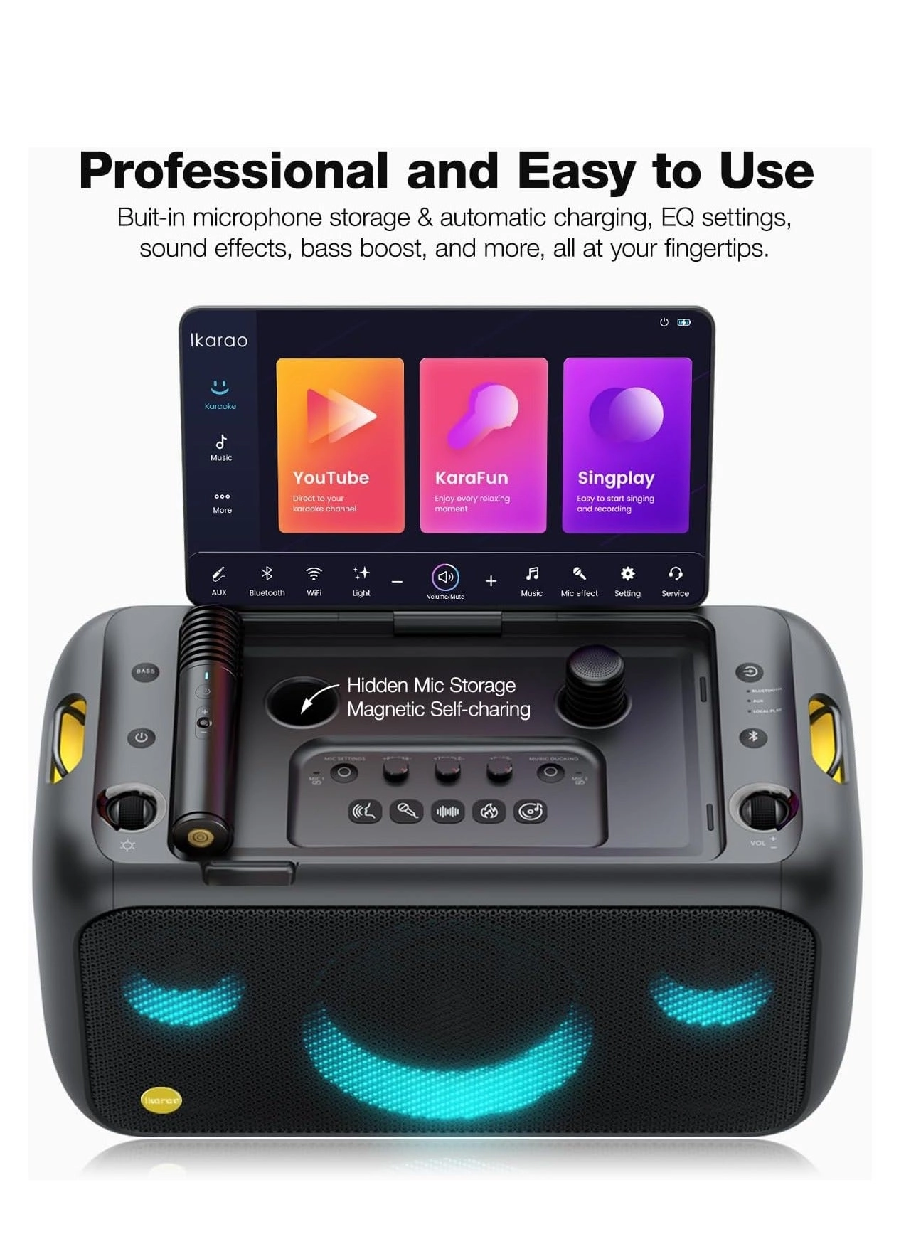 Break X1 - 2 wireless microphones 800W peak to peak power