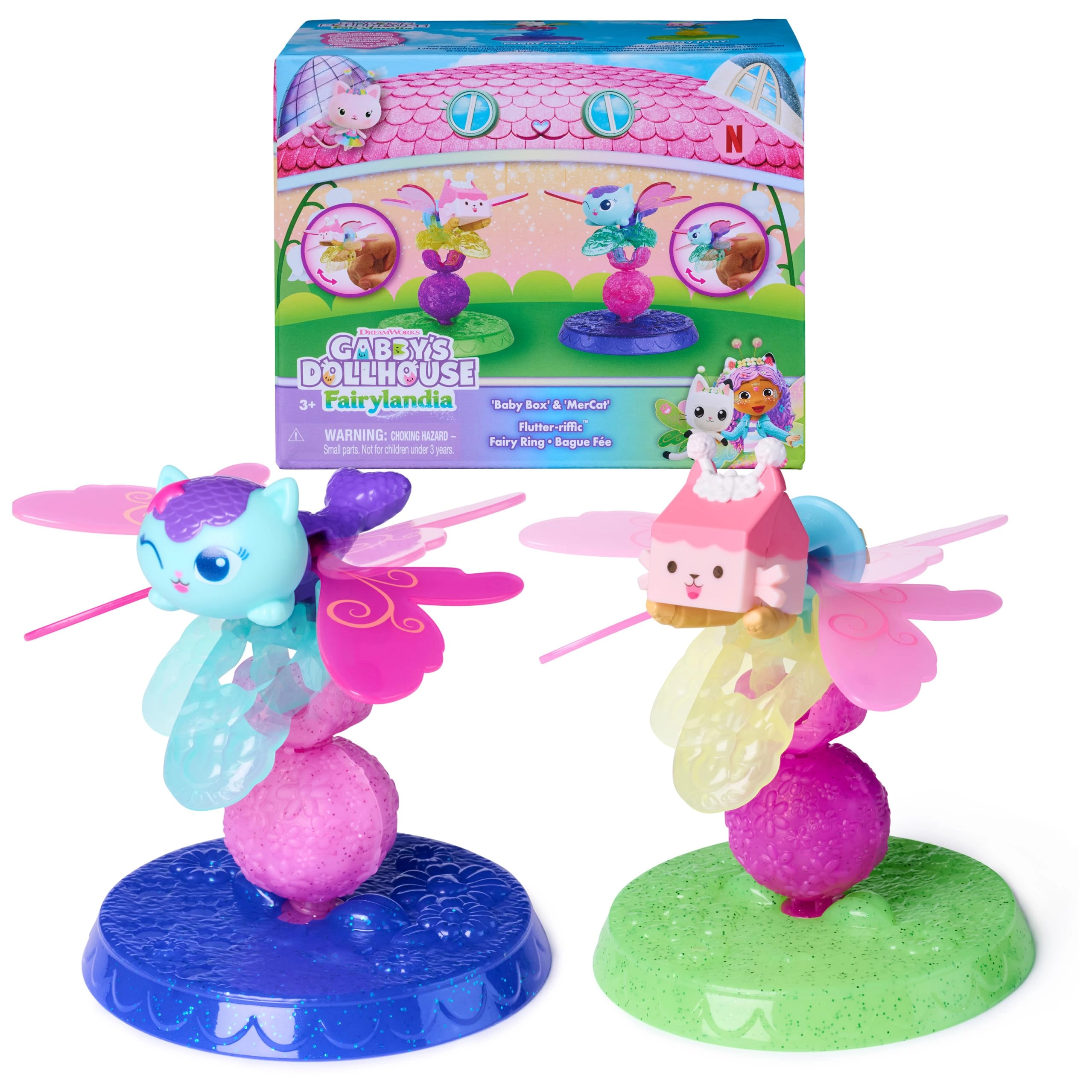 Spin Master Baby Box Fairy Ring with Display Stand + Mercat Fairy Ring