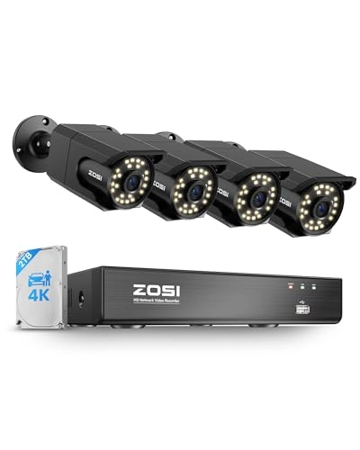 4K PoE Security Camera System - 4 8CH 8MP
