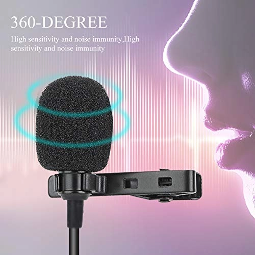 Lapel Microphone 3.5mm-Mini-Jack Microphone