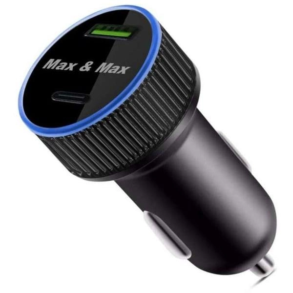 Dual Port Fast Car Charger - 52 Watts USB