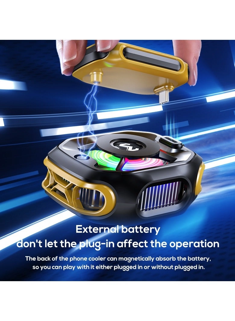 Mobile Phone Cooler - Game Fan PUBG Designed for iPhone 12/13 Semiconductor Heatsink
