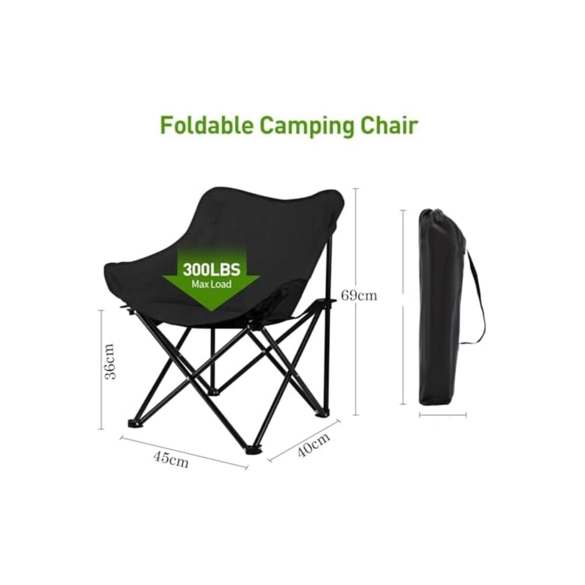 FFD Premium Folding Camping Chair - 150kg