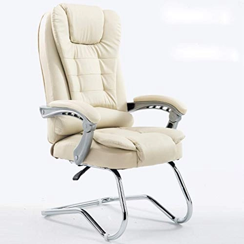 Desk Chair - PU Leather Brown High Back