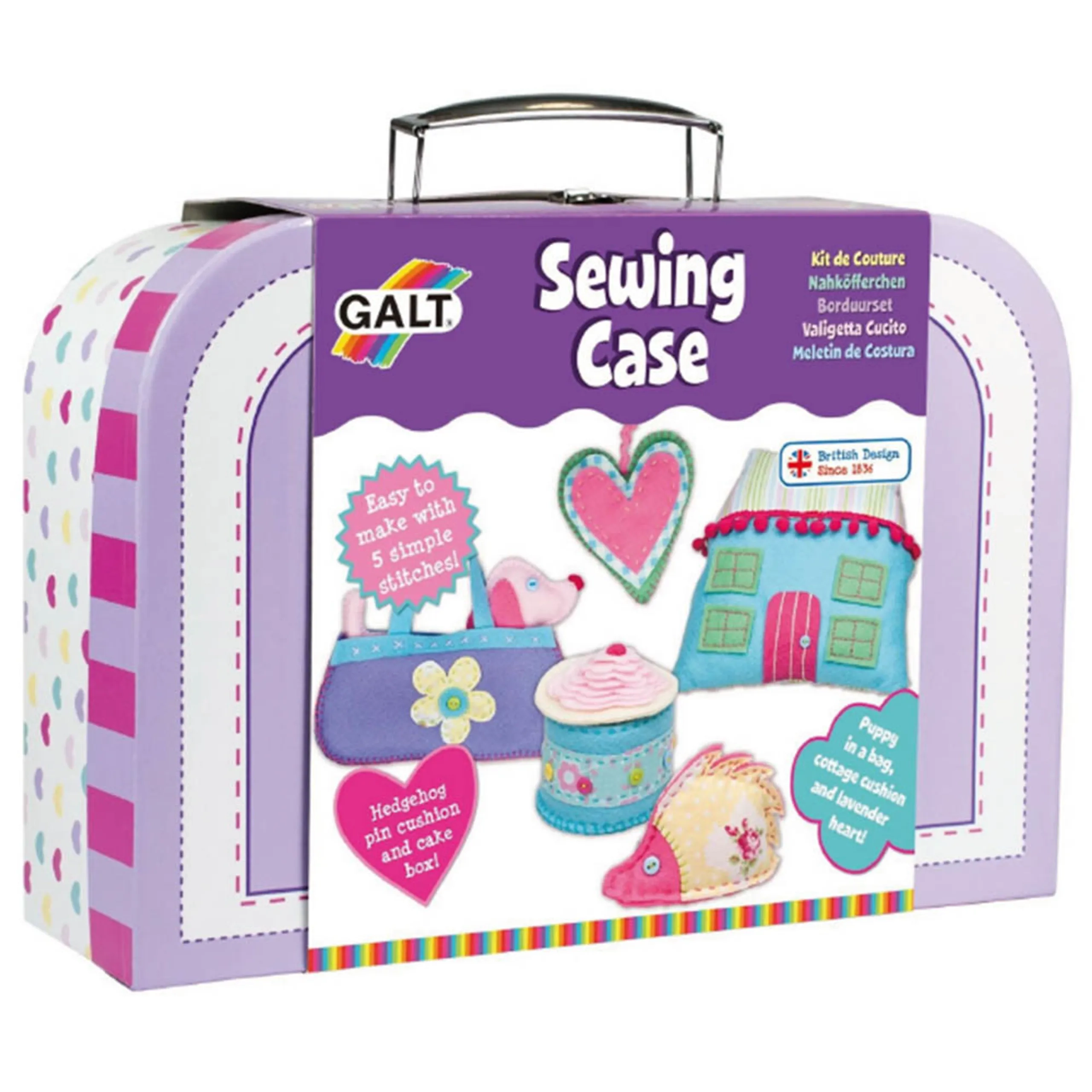 Galt Toys Sewing Case Kit - 6+ years