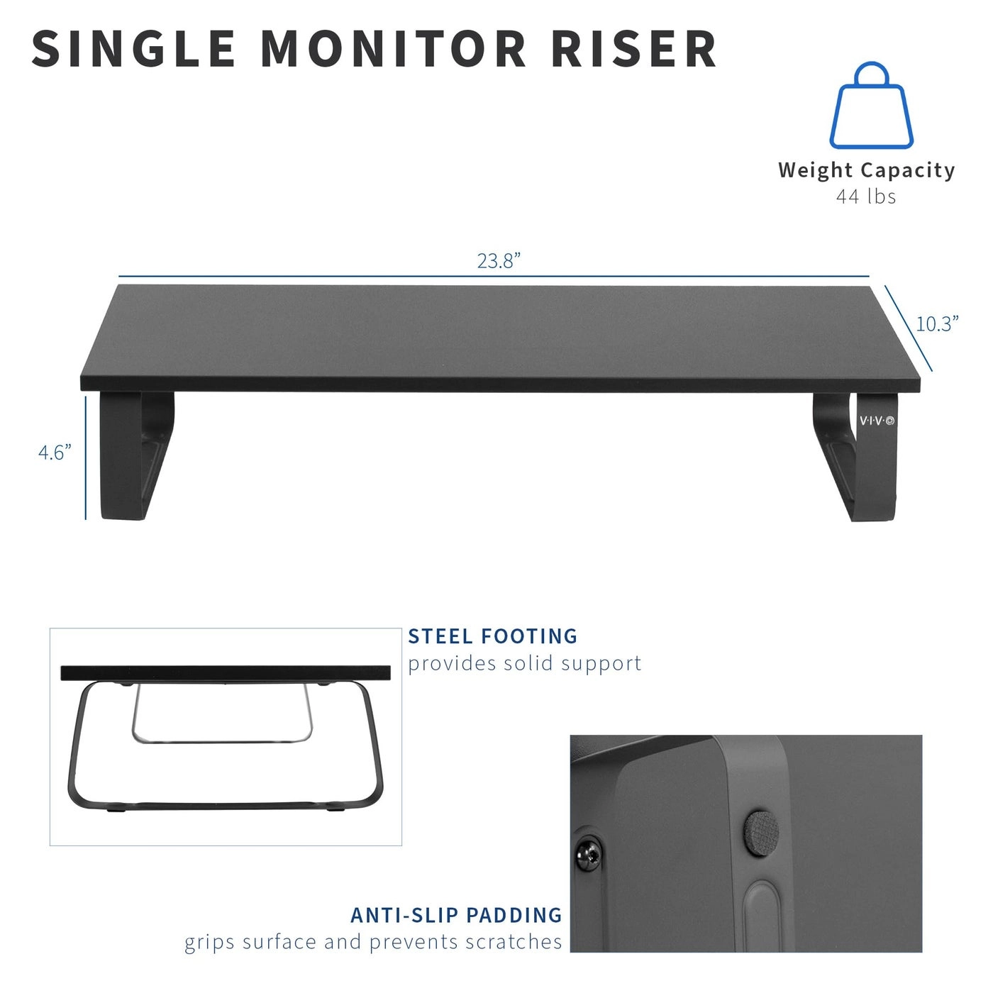 Monitor and Laptop Stand - 24 inch