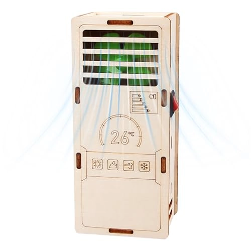 Air Conditioner Model Kit - Wood 5.5 x 4.5 x 13.2 cm