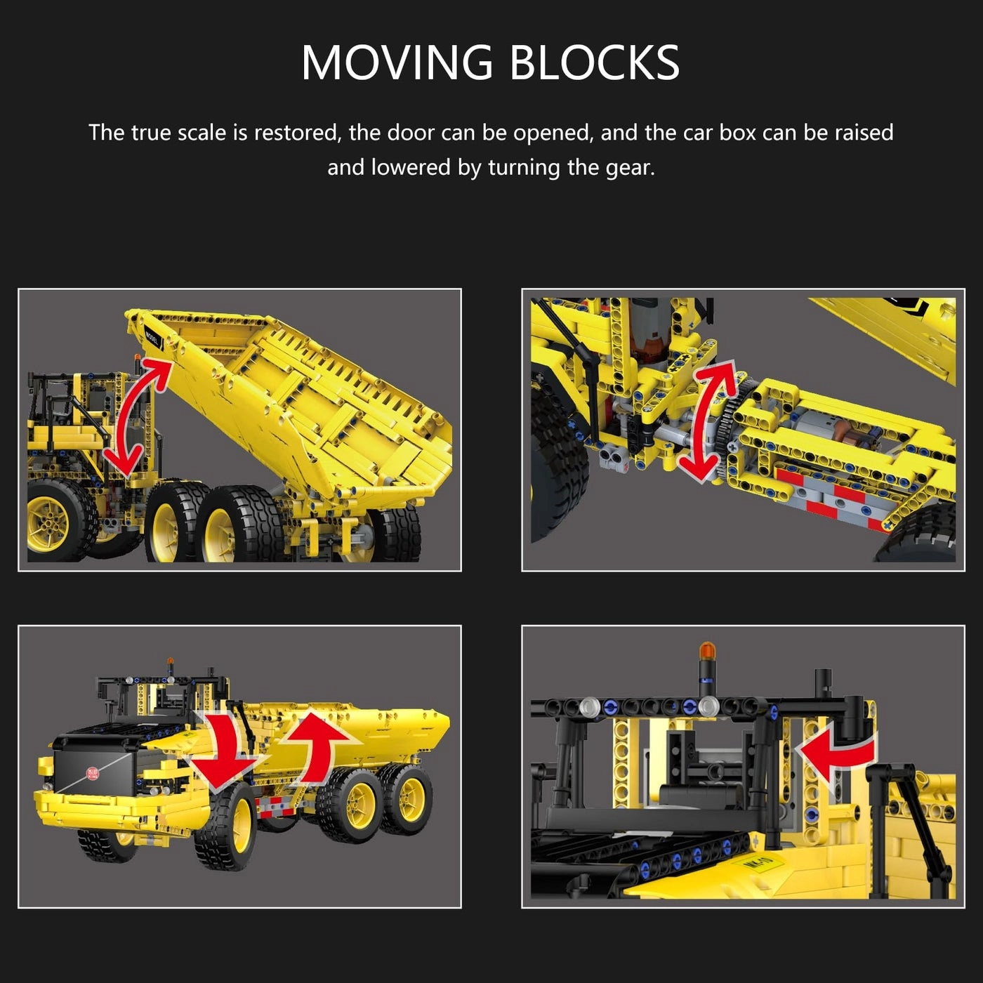 17010 Engineering Dump Truck - 1888 pcs