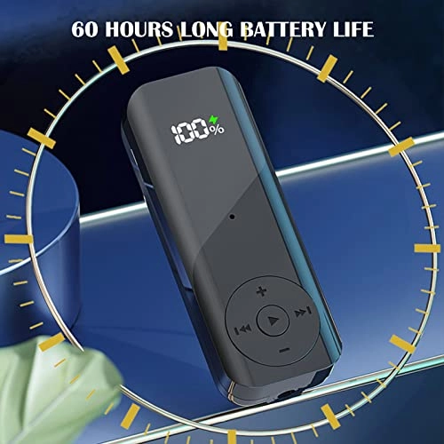 Bluetooth Receiver - Bluetooth 5.2 TYPE-C charging port Built-in high-capacity battery