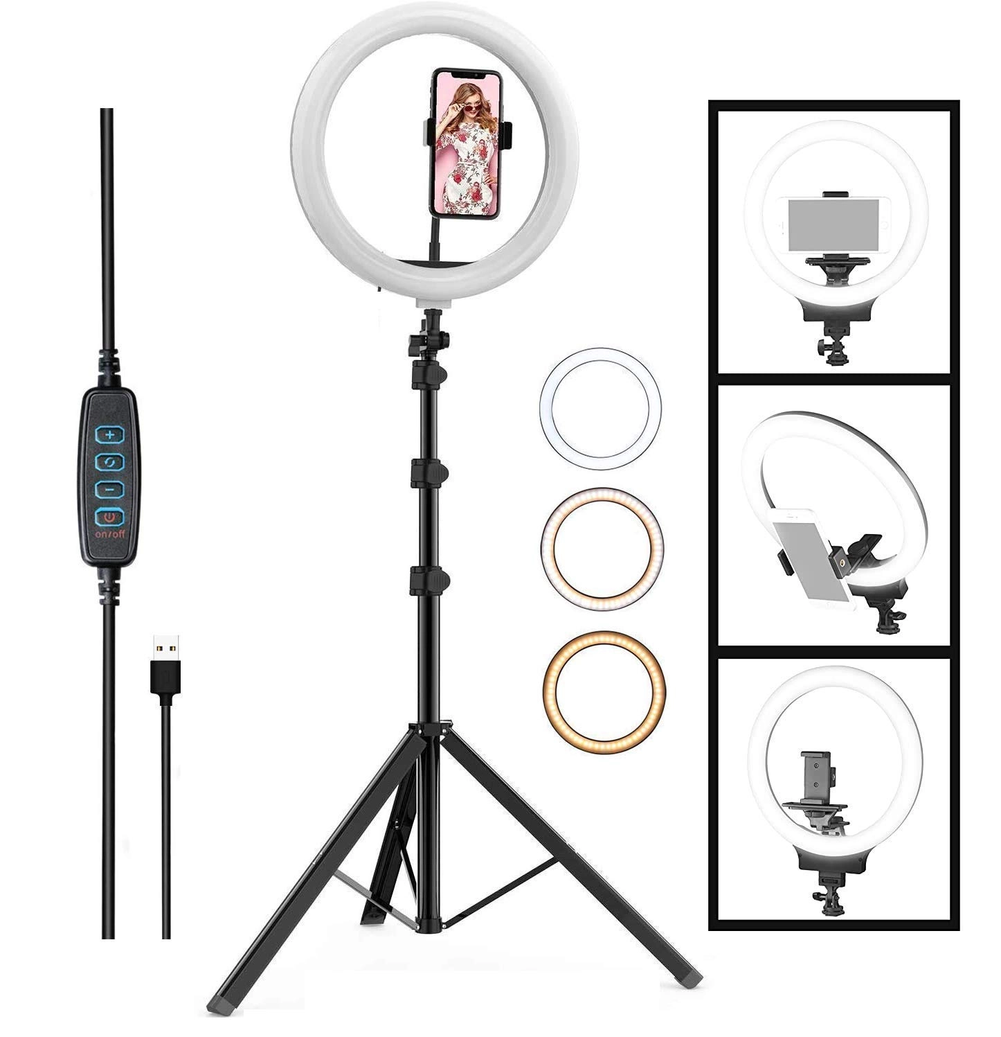 AJO Selfie Ring Light - 10 inch