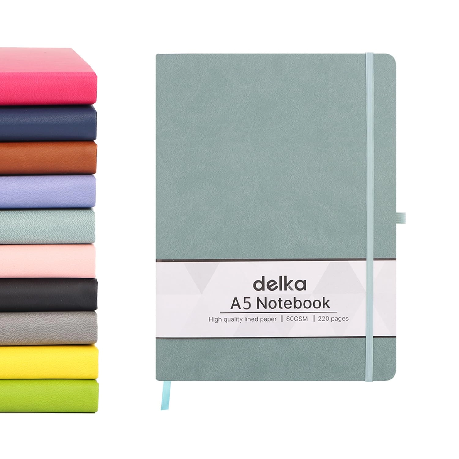 delka A5 Notebook A5 Hardcover - Lined 110 Sheets