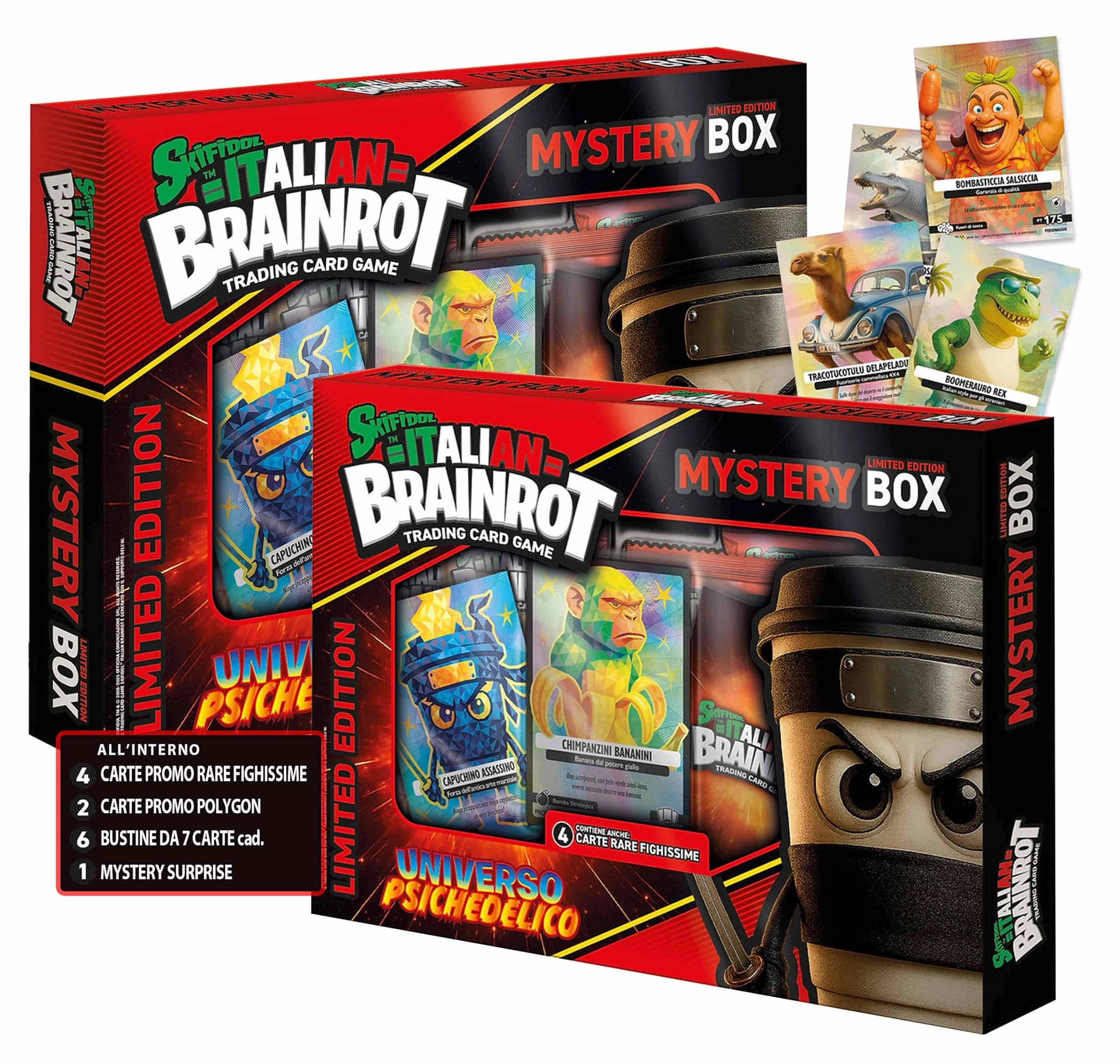 Generico Psychedelic Universe Skifidol Italian Brainrot Mystery Box - Italian 48pcs