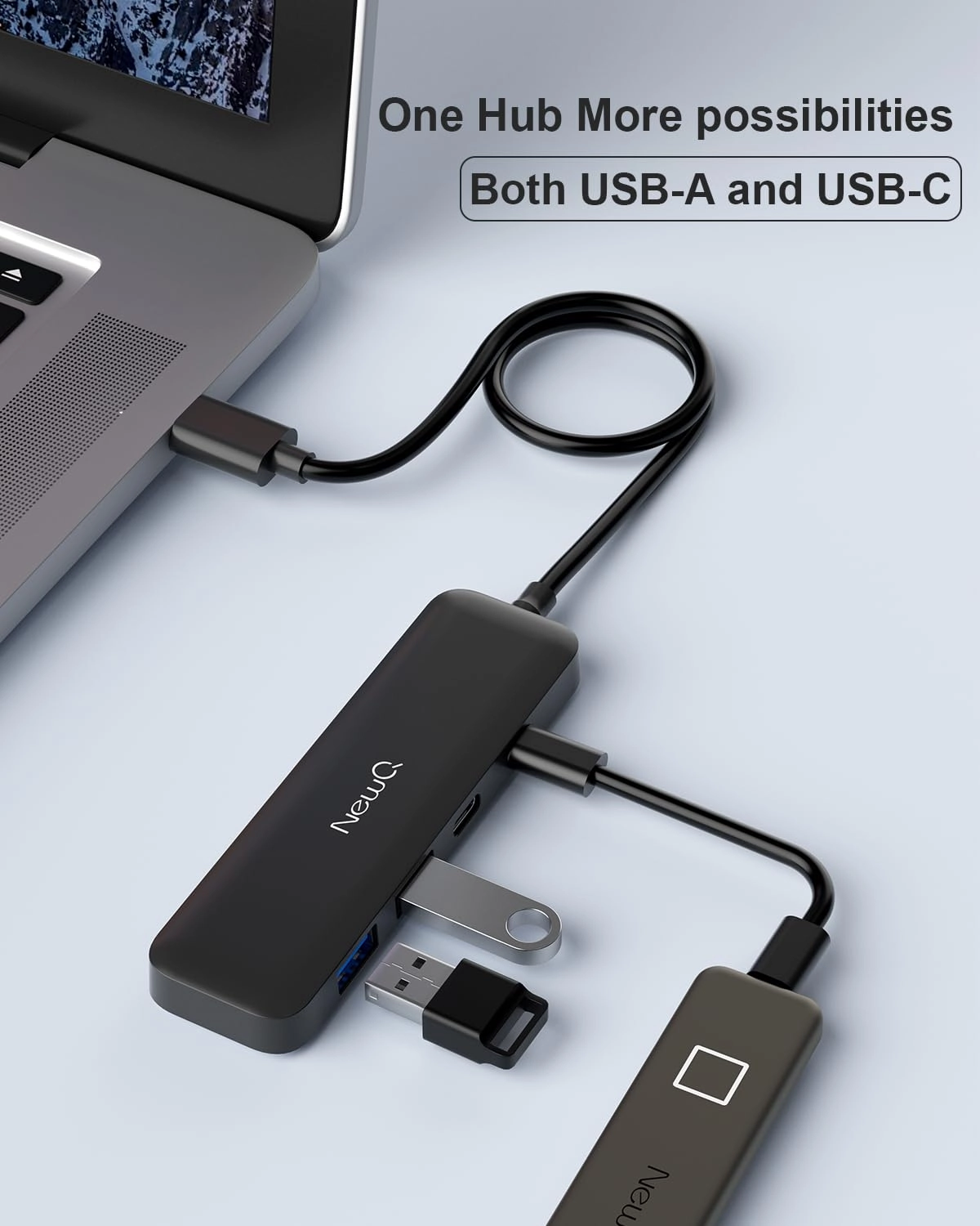 USB Hub 4 Ports - 2x USB-C 3.0 2x USB-A 3.0