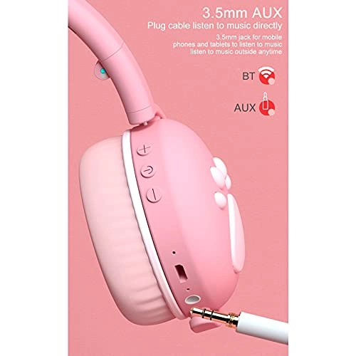 Cute Cartoon BT5.3 Headphones Wireless Headset
