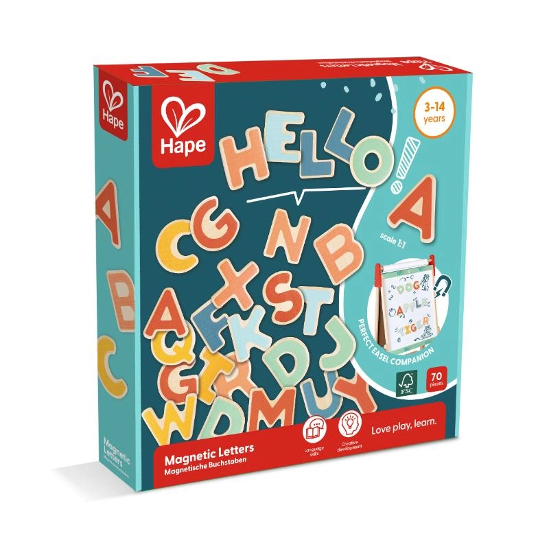 Magnetic Letters - 3+ 70 pieces