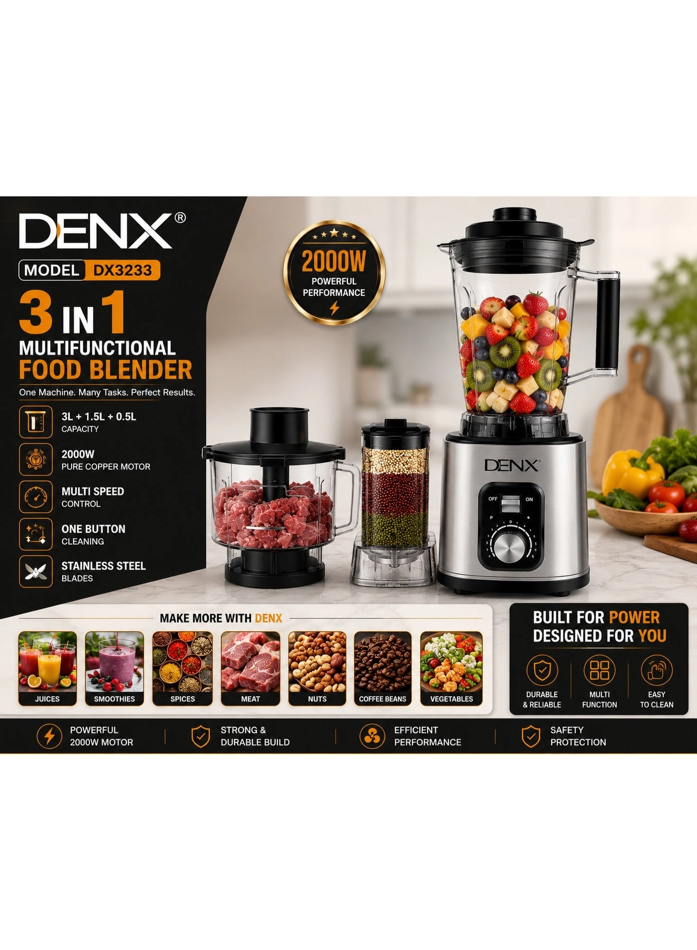 DX3233 - 2000W