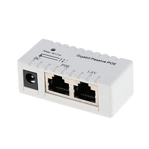 Passive Poe Injector - 12-52V IEEE802.3af/at 10/100/1000Mbps